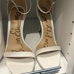 Sam Edelman Elegant White Heels